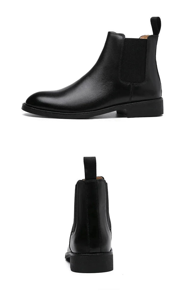 Bota Masculina de Couro Elegance - Conforto e Estilo para o Inverno
