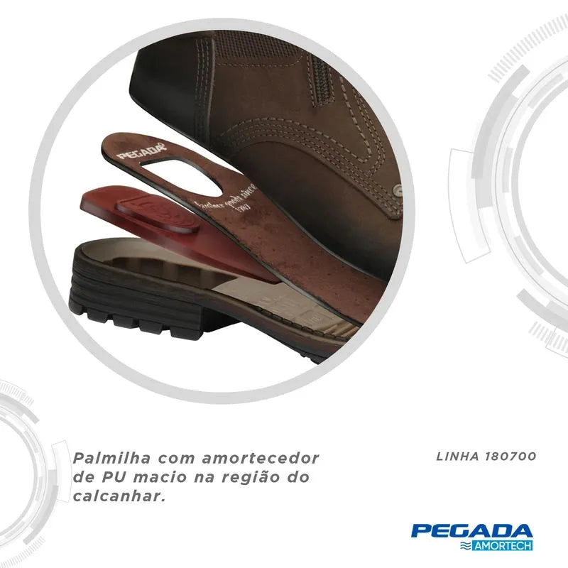 Kit Bota Coturno Ortopédico Pegada + Boné Made in Mato + Cinto de Couro de Búfalo [Envio Nacional]