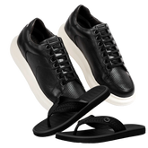 Kit Ferracini Sapatênis Ortopédico + Chinelo Massageador [Envio Nacional]