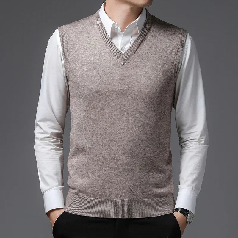 Colete Masculino de Lã - Elegância e Conforto