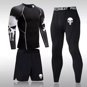 Conjunto de Compressão Masculino - 3 Peças