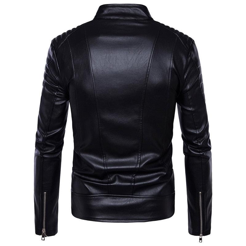 Jaqueta de Couro Masculina - Proteção e Estilo para Motociclistas