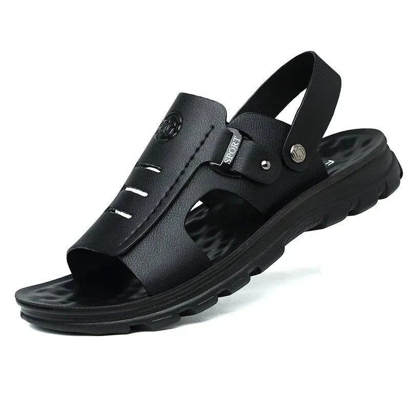 Sandália Masculina em Couro Premium