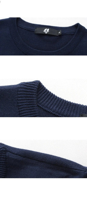 Suéter Masculino Listrado Slim Fit